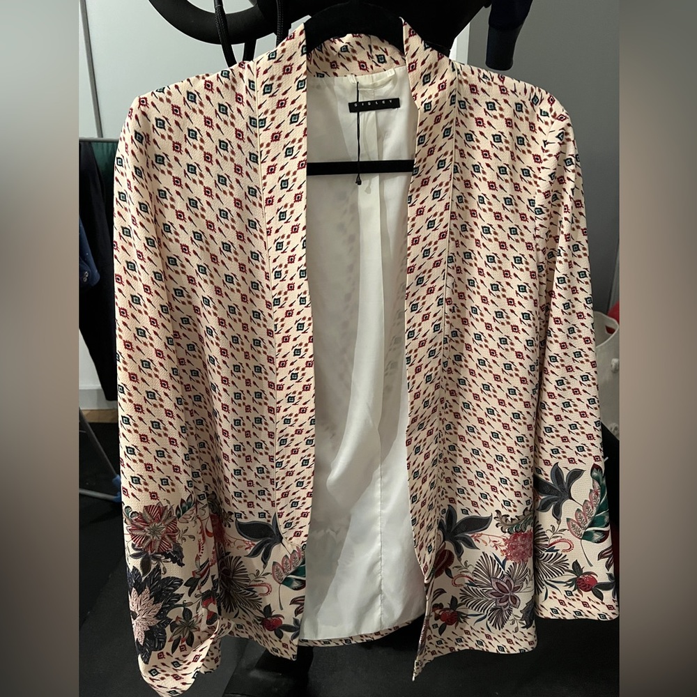 Floral print Sisley relaxed blazer